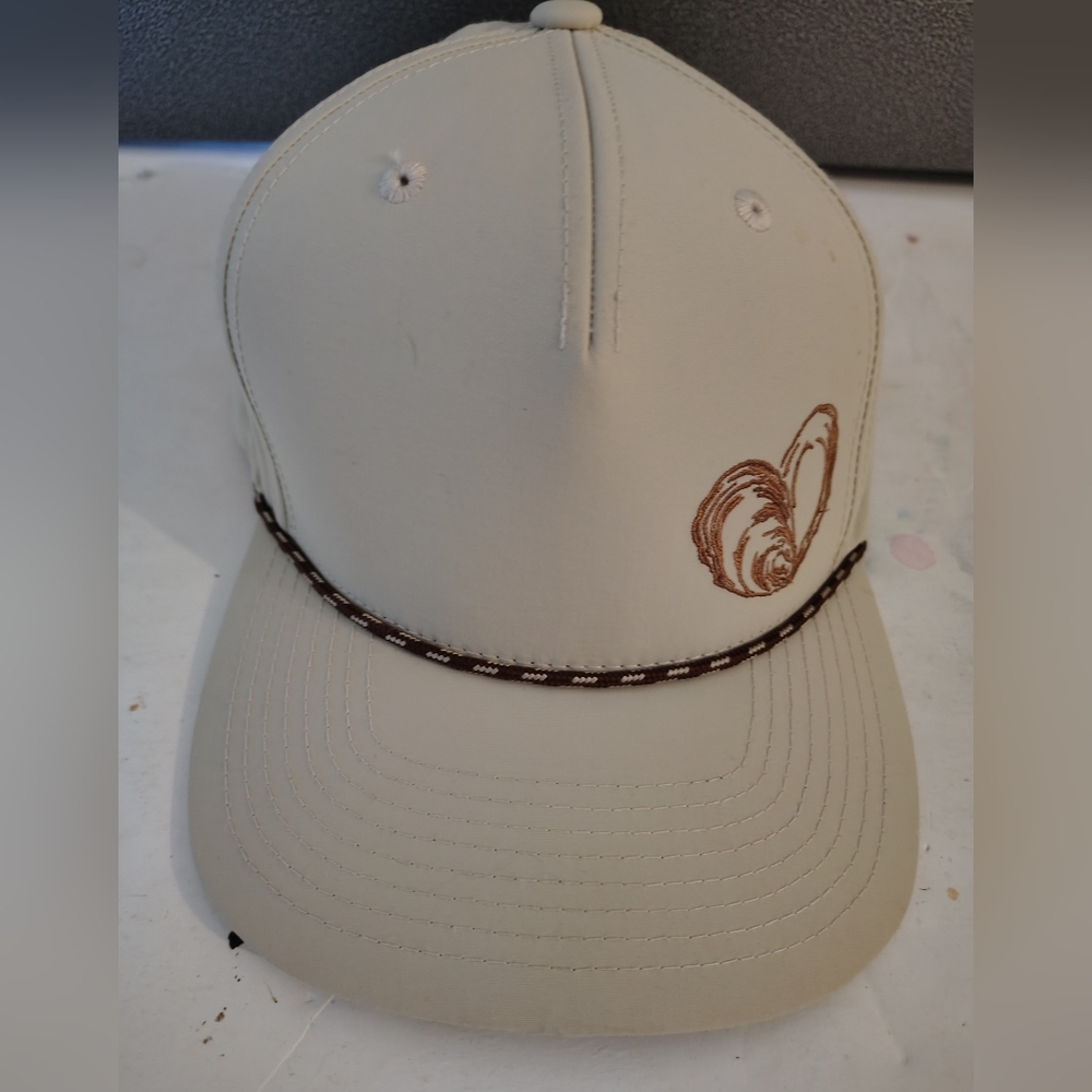 Toadfish The Oyster Trucker 5 Panel Hat - Tan.
